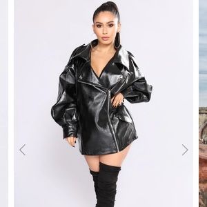 Rollin With The Homies Oversized Moto Jacket